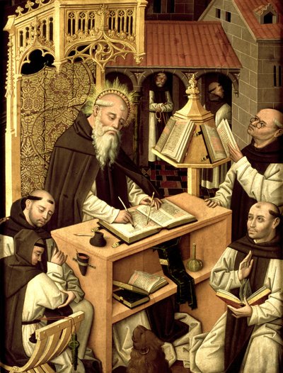 Saint Jerome in the Scriptorium by Master of Parral